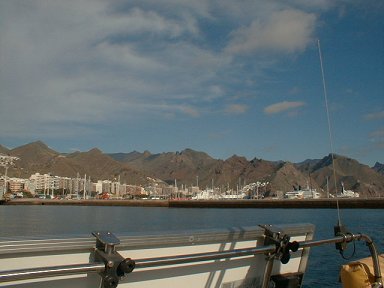 La Marina Atlantico fades astern