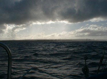 The squall is on us
