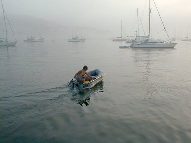 Tuning the outboard once it was running