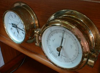 Our clock and barometer