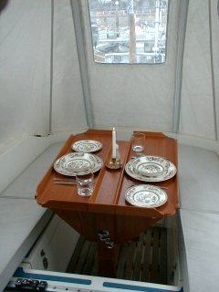 Dinner in tent