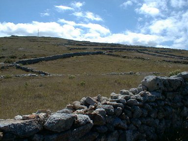 Fields above Laxe