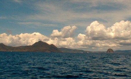 Diamond Rock off Martinique