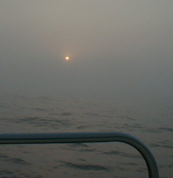 Misty sunrise over Portugal