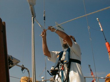 Fixing the boom preventer