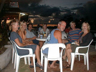 Four boat-loads in a bar